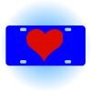 Copy of Personalized 3 X 6 Heavy Duty Acrylic / Plastic License Plate Thumbnail