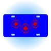 Copy of Personalized 3 X 6 Heavy Duty Acrylic / Plastic License Plate Thumbnail