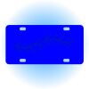 Copy of Personalized 3 X 6 Heavy Duty Acrylic / Plastic License Plate Thumbnail