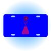 Copy of Personalized 3 X 6 Heavy Duty Acrylic / Plastic License Plate Thumbnail
