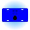 Copy of Personalized 3 X 6 Heavy Duty Acrylic / Plastic License Plate Thumbnail