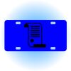 Copy of Personalized 3 X 6 Heavy Duty Acrylic / Plastic License Plate Thumbnail