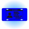 Copy of Personalized 3 X 6 Heavy Duty Acrylic / Plastic License Plate Thumbnail