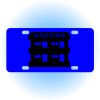 Copy of Personalized 3 X 6 Heavy Duty Acrylic / Plastic License Plate Thumbnail