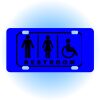 Copy of Personalized 3 X 6 Heavy Duty Acrylic / Plastic License Plate Thumbnail