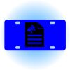 Copy of Personalized 3 X 6 Heavy Duty Acrylic / Plastic License Plate Thumbnail