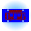 Copy of Personalized 3 X 6 Heavy Duty Acrylic / Plastic License Plate Thumbnail