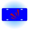 Copy of Personalized 3 X 6 Heavy Duty Acrylic / Plastic License Plate Thumbnail