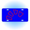 Copy of Personalized 3 X 6 Heavy Duty Acrylic / Plastic License Plate Thumbnail