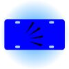Copy of Personalized 3 X 6 Heavy Duty Acrylic / Plastic License Plate Thumbnail