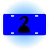 Copy of Personalized 3 X 6 Heavy Duty Acrylic / Plastic License Plate Thumbnail