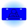 Copy of Personalized 3 X 6 Heavy Duty Acrylic / Plastic License Plate Thumbnail