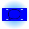 Copy of Personalized 3 X 6 Heavy Duty Acrylic / Plastic License Plate Thumbnail