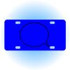 Copy of Personalized 3 X 6 Heavy Duty Acrylic / Plastic License Plate Thumbnail