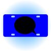 Copy of Personalized 3 X 6 Heavy Duty Acrylic / Plastic License Plate Thumbnail