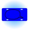 Copy of Personalized 3 X 6 Heavy Duty Acrylic / Plastic License Plate Thumbnail