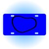 Copy of Personalized 3 X 6 Heavy Duty Acrylic / Plastic License Plate Thumbnail