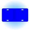 Copy of Personalized 3 X 6 Heavy Duty Acrylic / Plastic License Plate Thumbnail