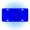 Copy of Personalized 3 X 6 Heavy Duty Acrylic / Plastic License Plate Thumbnail