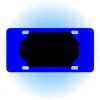 Copy of Personalized 3 X 6 Heavy Duty Acrylic / Plastic License Plate Thumbnail