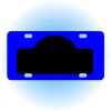 Copy of Personalized 3 X 6 Heavy Duty Acrylic / Plastic License Plate Thumbnail
