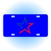 Copy of Personalized 3 X 6 Heavy Duty Acrylic / Plastic License Plate Thumbnail