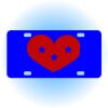 Copy of Personalized 3 X 6 Heavy Duty Acrylic / Plastic License Plate Thumbnail