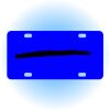 Copy of Personalized 3 X 6 Heavy Duty Acrylic / Plastic License Plate Thumbnail
