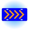 Copy of Personalized 3 X 6 Heavy Duty Acrylic / Plastic License Plate Thumbnail