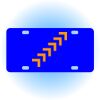 Copy of Personalized 3 X 6 Heavy Duty Acrylic / Plastic License Plate Thumbnail