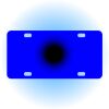Copy of Personalized 3 X 6 Heavy Duty Acrylic / Plastic License Plate Thumbnail