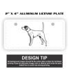 2" X 4" Aluminum License Plate  Thumbnail
