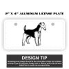 2" X 4" Aluminum License Plate  Thumbnail