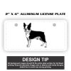 2" X 4" Aluminum License Plate  Thumbnail