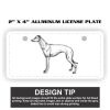 2" X 4" Aluminum License Plate  Thumbnail