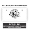 2" X 4" Aluminum License Plate  Thumbnail