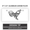 2" X 4" Aluminum License Plate  Thumbnail