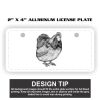 2" X 4" Aluminum License Plate  Thumbnail