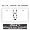 2" X 4" Aluminum License Plate  Thumbnail