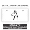 2" X 4" Aluminum License Plate  Thumbnail