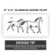 2" X 4" Aluminum License Plate  Thumbnail