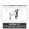 2" X 4" Aluminum License Plate  Thumbnail