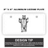 2" X 4" Aluminum License Plate  Thumbnail