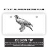2" X 4" Aluminum License Plate  Thumbnail