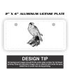 2" X 4" Aluminum License Plate  Thumbnail