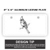 2" X 4" Aluminum License Plate  Thumbnail
