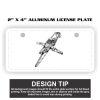 2" X 4" Aluminum License Plate  Thumbnail
