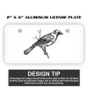 2" X 4" Aluminum License Plate  Thumbnail