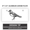 2" X 4" Aluminum License Plate  Thumbnail