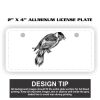 2" X 4" Aluminum License Plate  Thumbnail